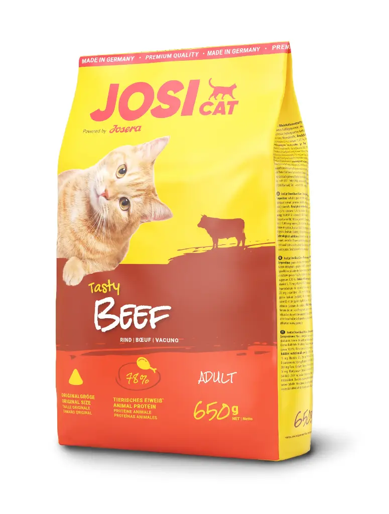 JOSICAT TASTY BEEF 650GR