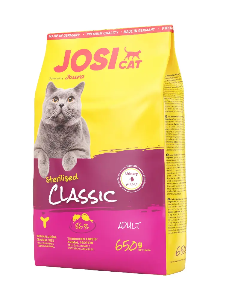 JOSERA JOSI CAT STERILISED CLASSIC 650GR