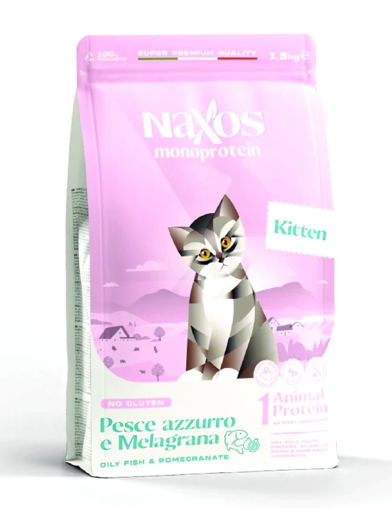 NAXOS Kitten Fish & Pomegranate 1.5 KG