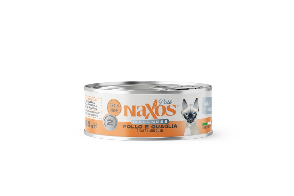 NAXOS Wellness Cat Sterilight Pate Chicken & Quail 85 GR
