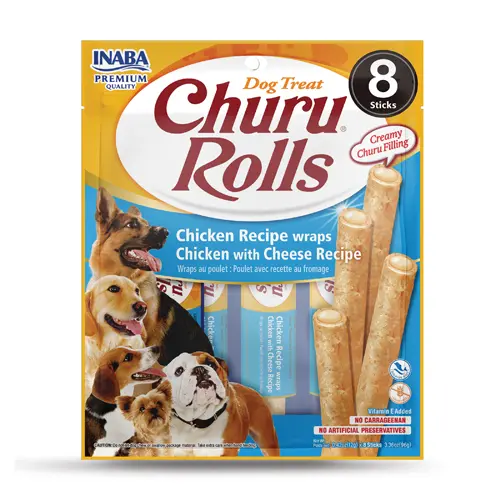 INABA DOG CHURU ROLLS CHICKEN CHEESE RECIPE