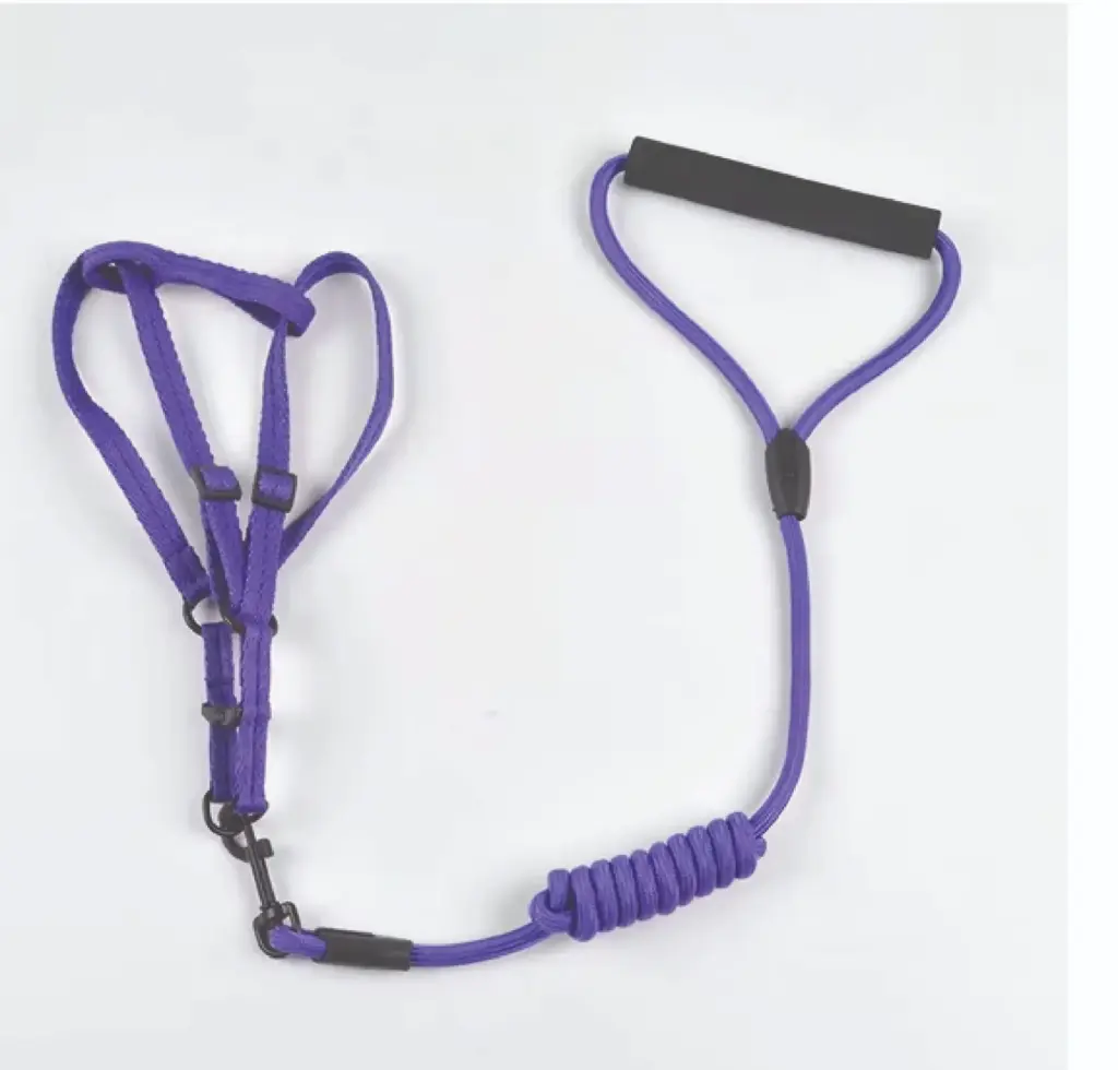 ZICHEN REFLECTIVE ADJUSTABLE DOG HARNESS WITH PADDED HANDLE 