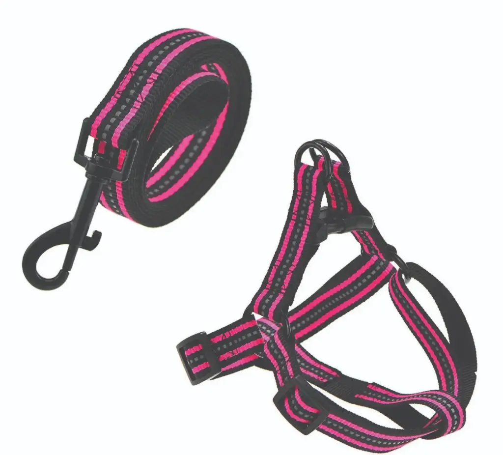 Zichen Adjustable Padded Reflective Dog Harness and Leash
