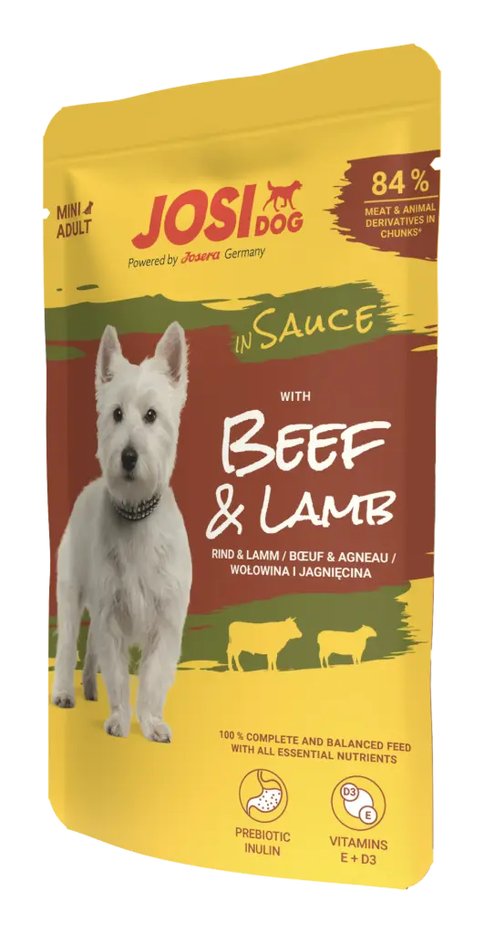 JOSIDOG LAMB&VEGGIES IN SAUCE 100GR