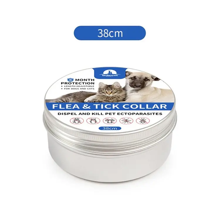 SILICONE CAT FLEA & TICK COLLAR 38CM