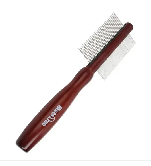 HISTO-TREE WOODEN DOUBLE SIDED FLEA COMB (90226)