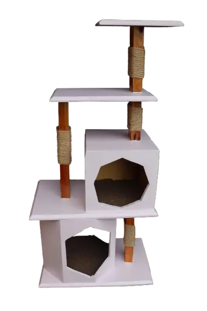 DOUBLE DEN CAT TREE (8001)