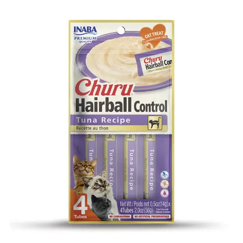 INABA CAT CHURU HAIRBALL CONTROL TUNA