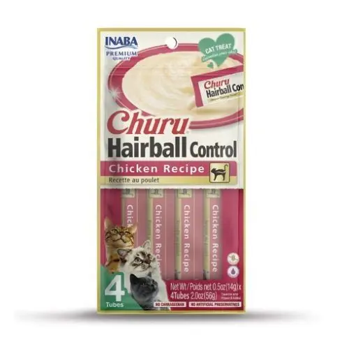 INABA CAT CHURU HAIRBALL CONTROL CHICKEN