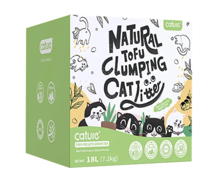 Cature Cat Litter 2.4 KG Tofu Green Tea Flavor