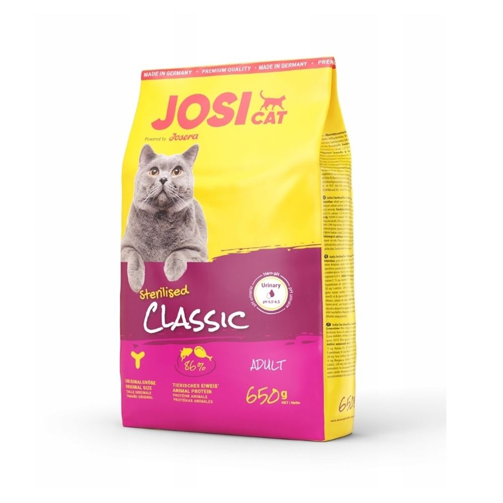 JOSERA JOSI CAT STERILISED CLASSIC 650GR