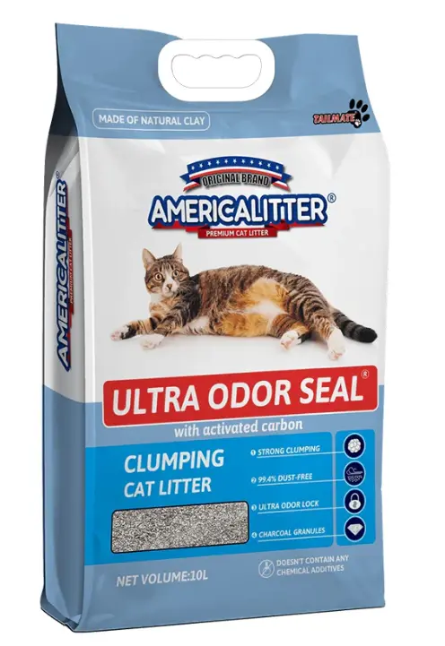 AMERICA BENTONITE ACTIVATED CARBON CAT LITTER