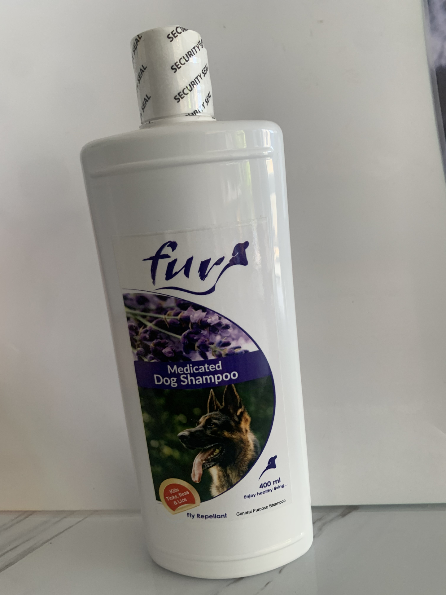FUR MEDICATED DOG SHAMPOO 400ML